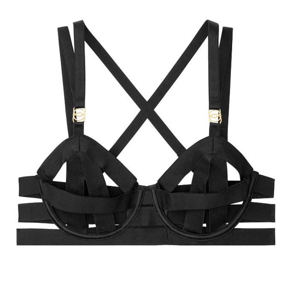 Victoria’s Secret VERY SEXY Unlined Strappy Demi Bra